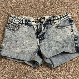Volcom Washed Blue Jean Shorts